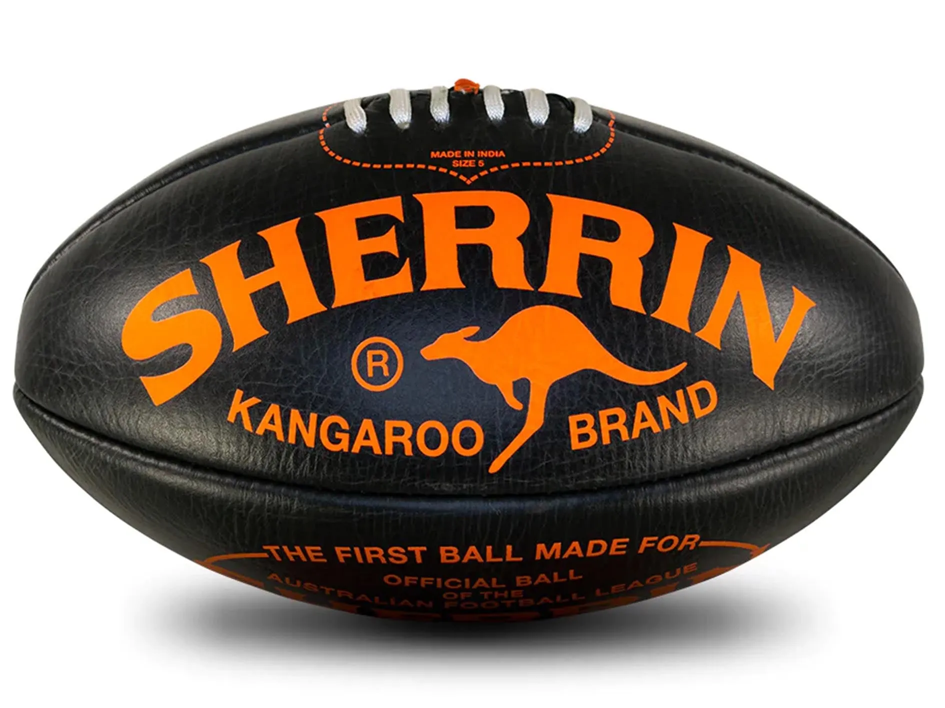 Sherrin Design Leather Black/Orange <br> 4453/B-O