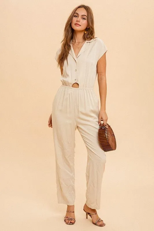 Shona Collared Jumpsuit