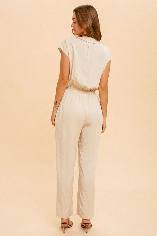 Shona Collared Jumpsuit