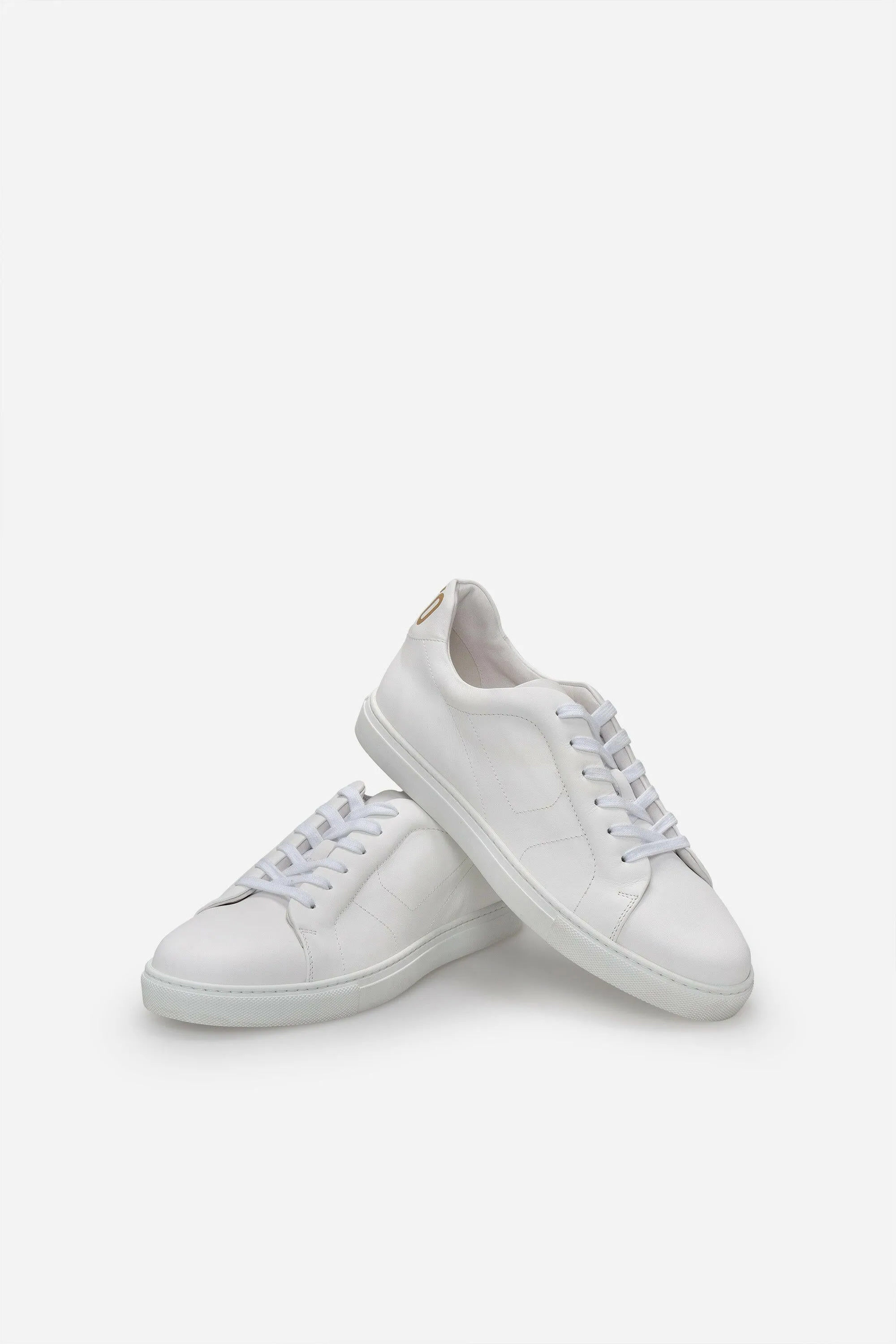 Sneakers uomo N.100 in pelle bianca