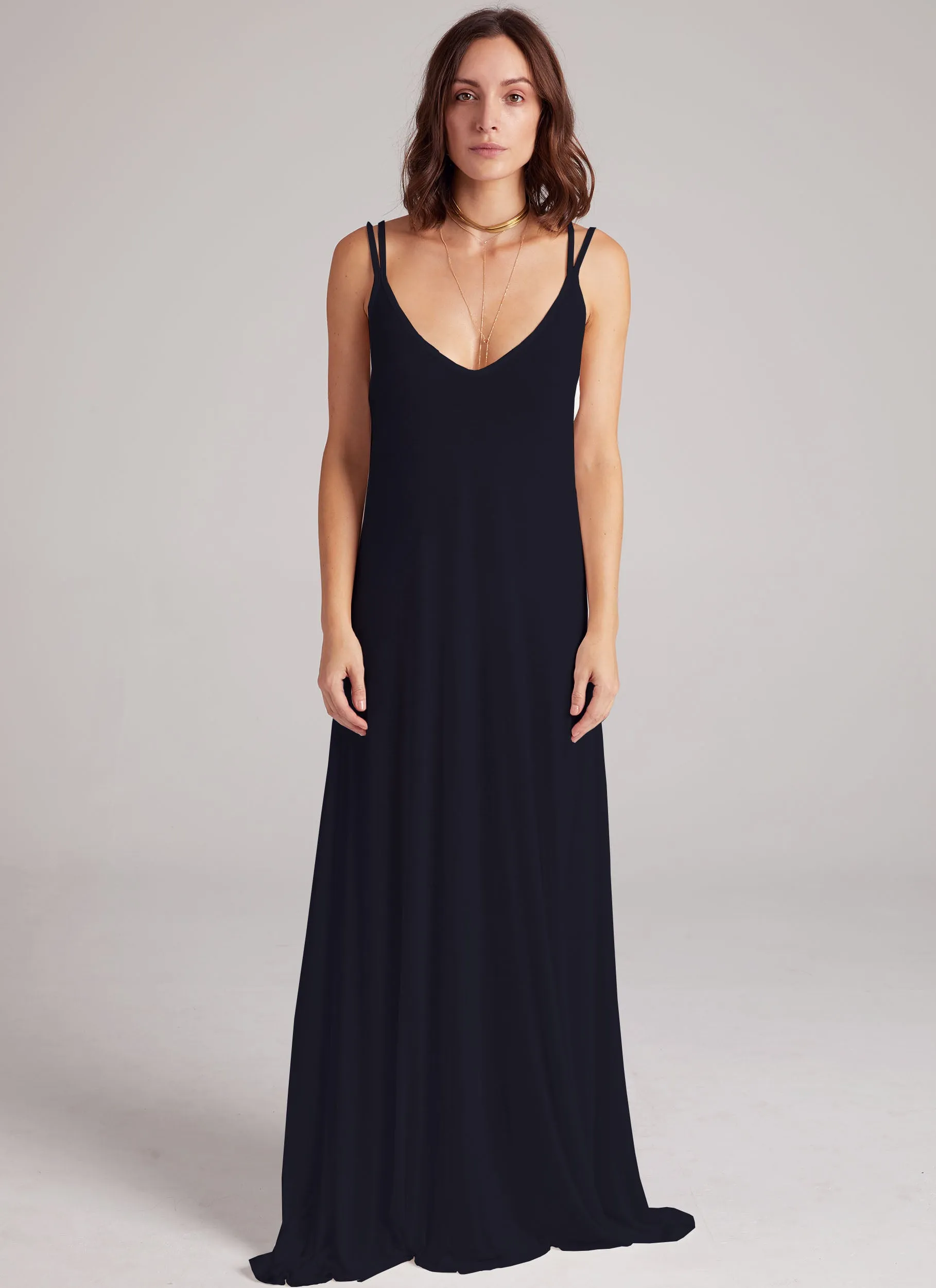 Strapz Maxi Dress, SHEER Jersey