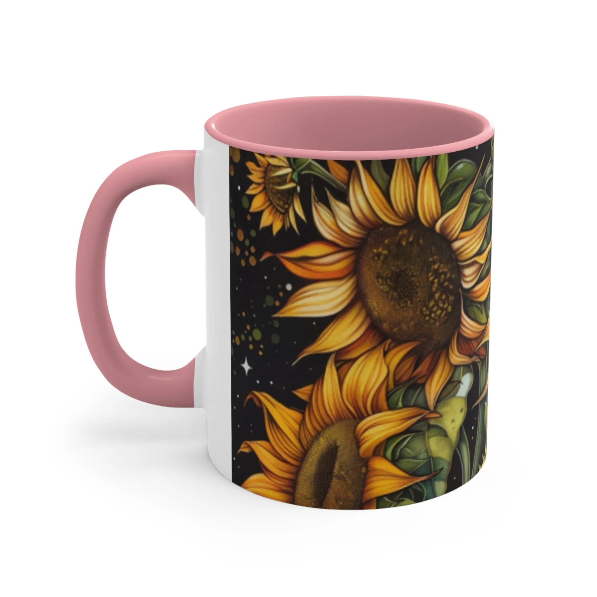 Sunflower Accent Coffee Mug, 11oz