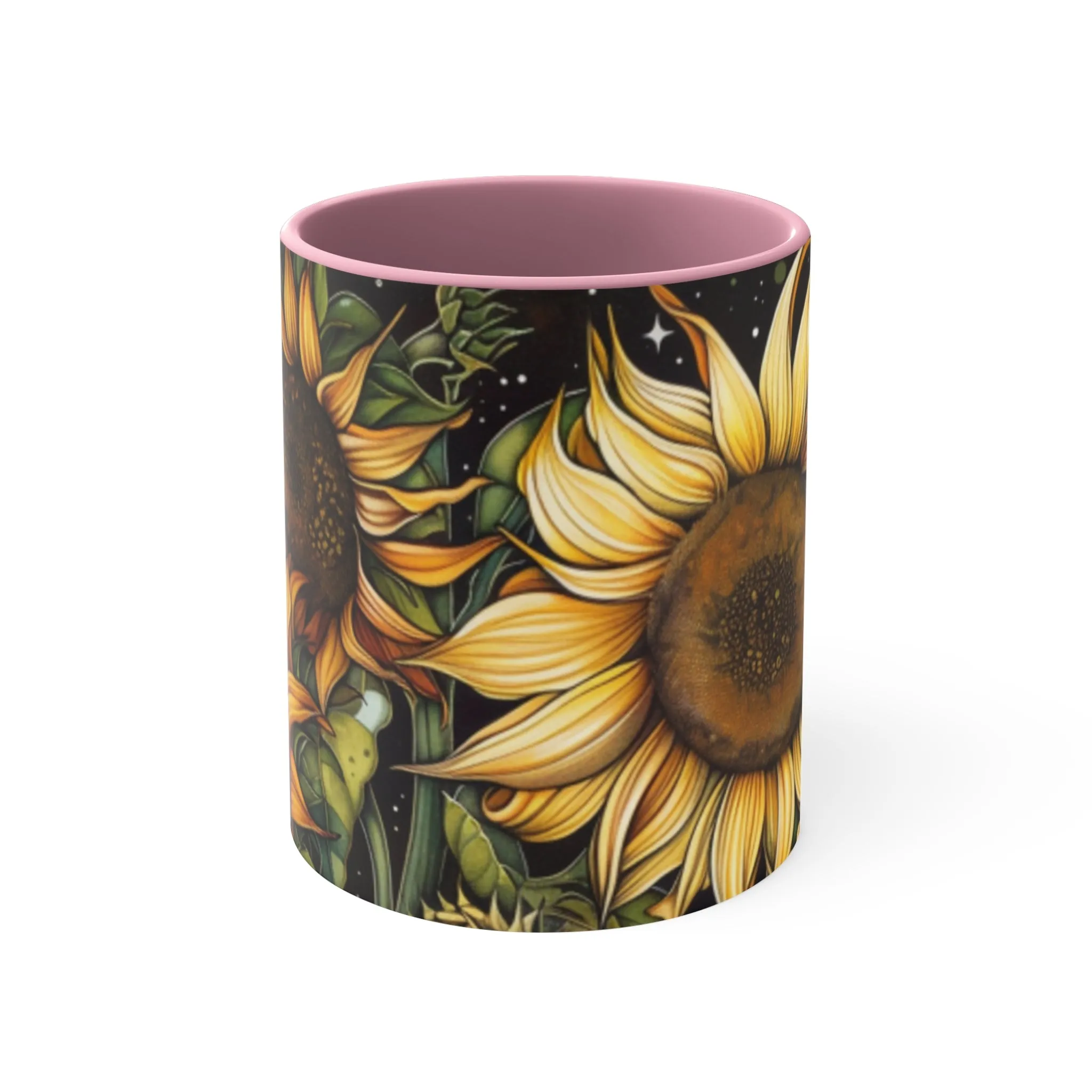 Sunflower Accent Coffee Mug, 11oz