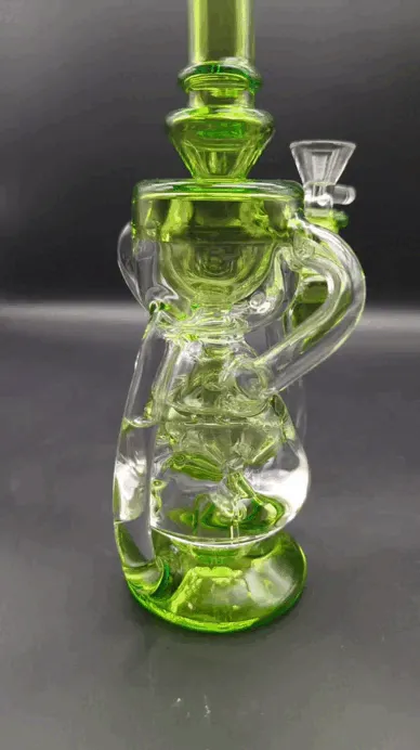 Swiss Holed Hollowfoot Recycler Water Pipe 10