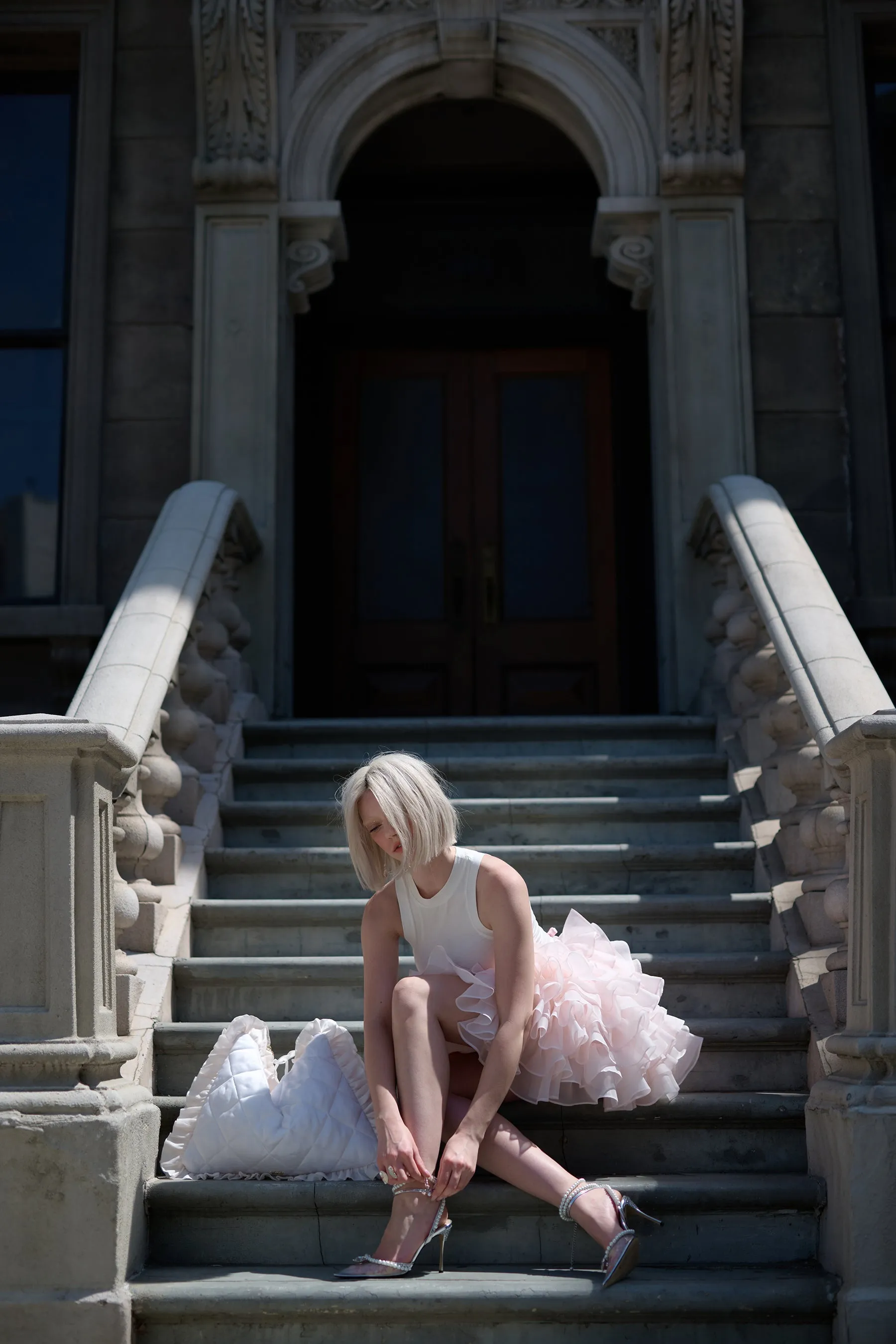 The Ivory Carrie Tank