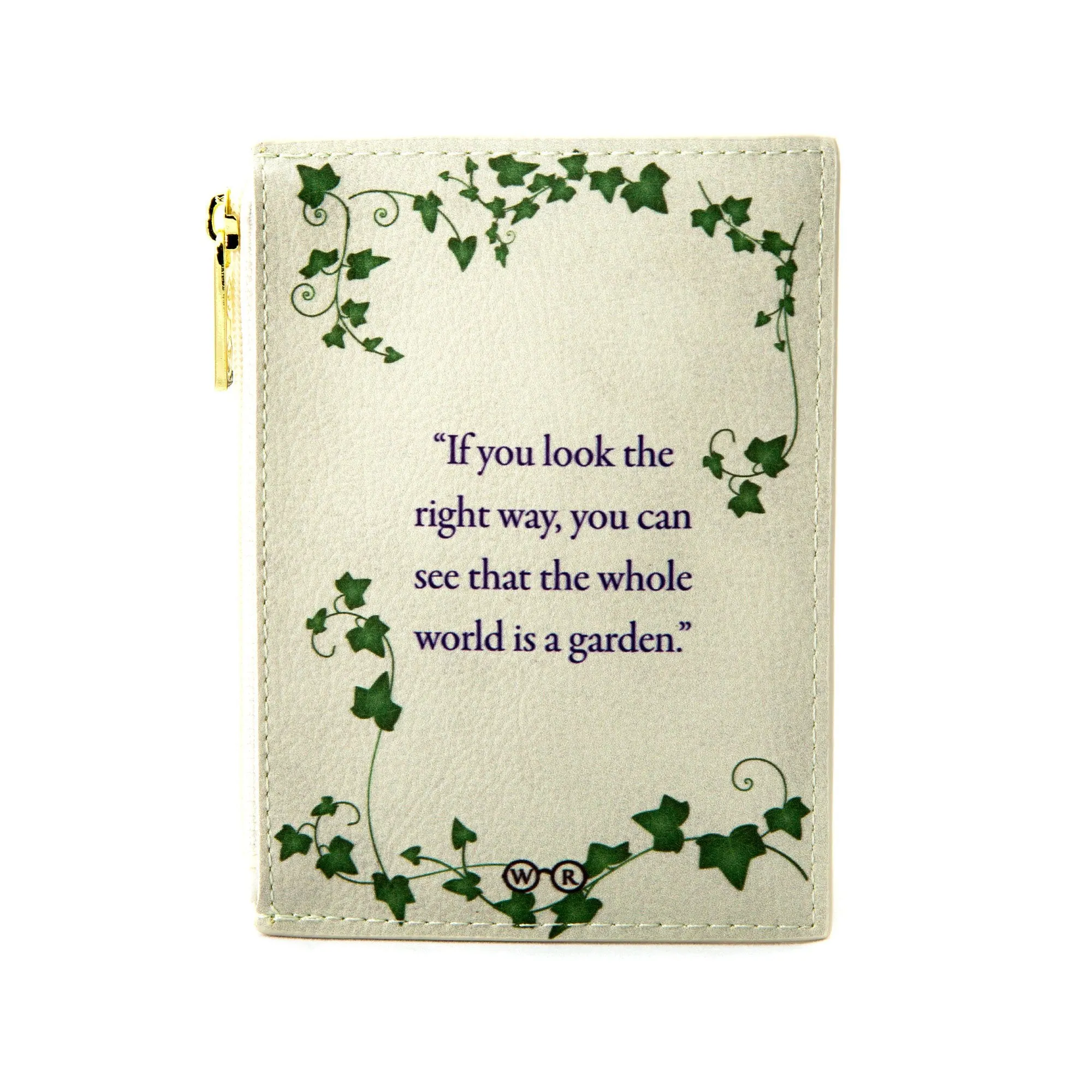 The Secret Garden Grey Book Coin Purse Card Wallet