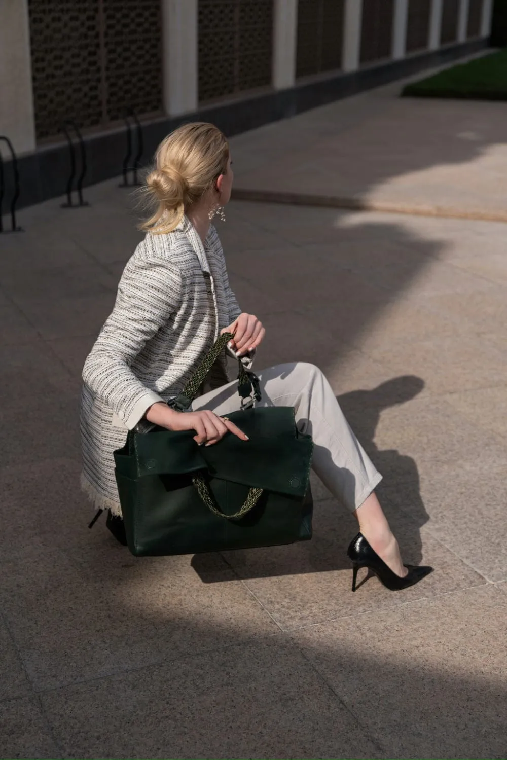 THE TOTE | AVO - TONAL GREEN STRAP