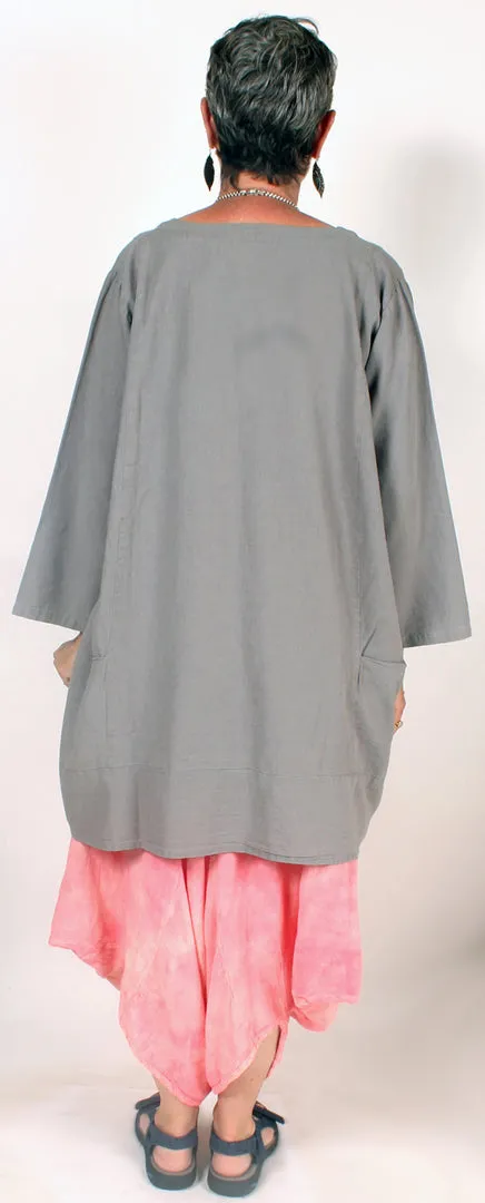 Tienda ho Linen  Top Lagenlook Sante Fe Tunic Sml-2x 