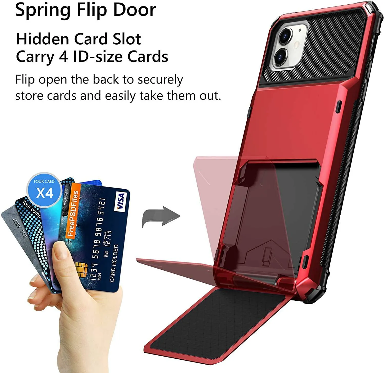 Travel Wallet Folder Card Slot Holder Case For iPhone