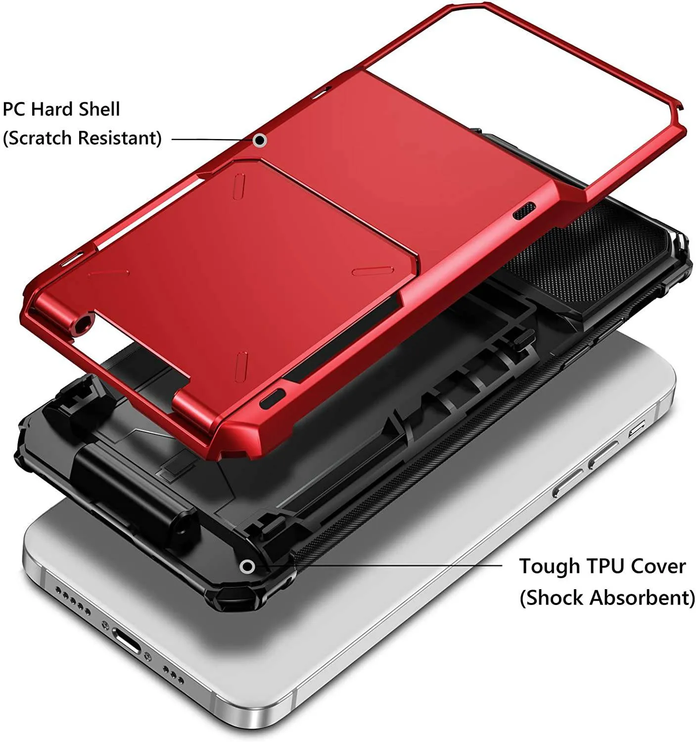 Travel Wallet Folder Card Slot Holder Case For iPhone