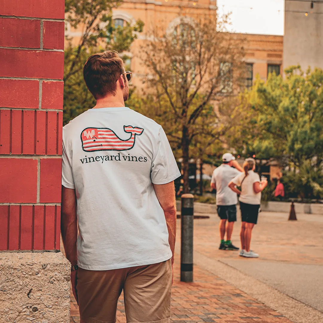 Vineyard Vines x Whataburger WhataFlag White Tee